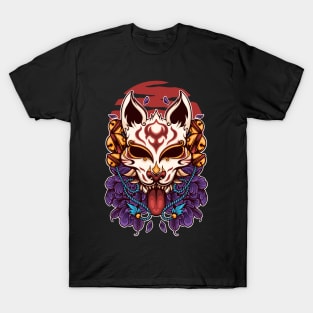 KITSUNE FLOWERS T-Shirt